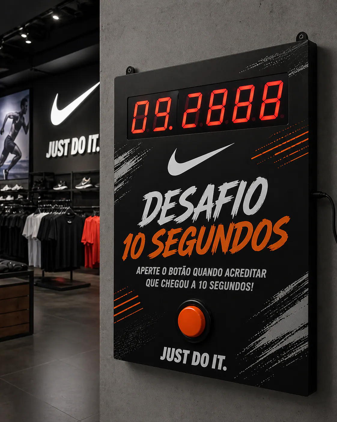 Desafio dos 10 segundos para ativação de marca