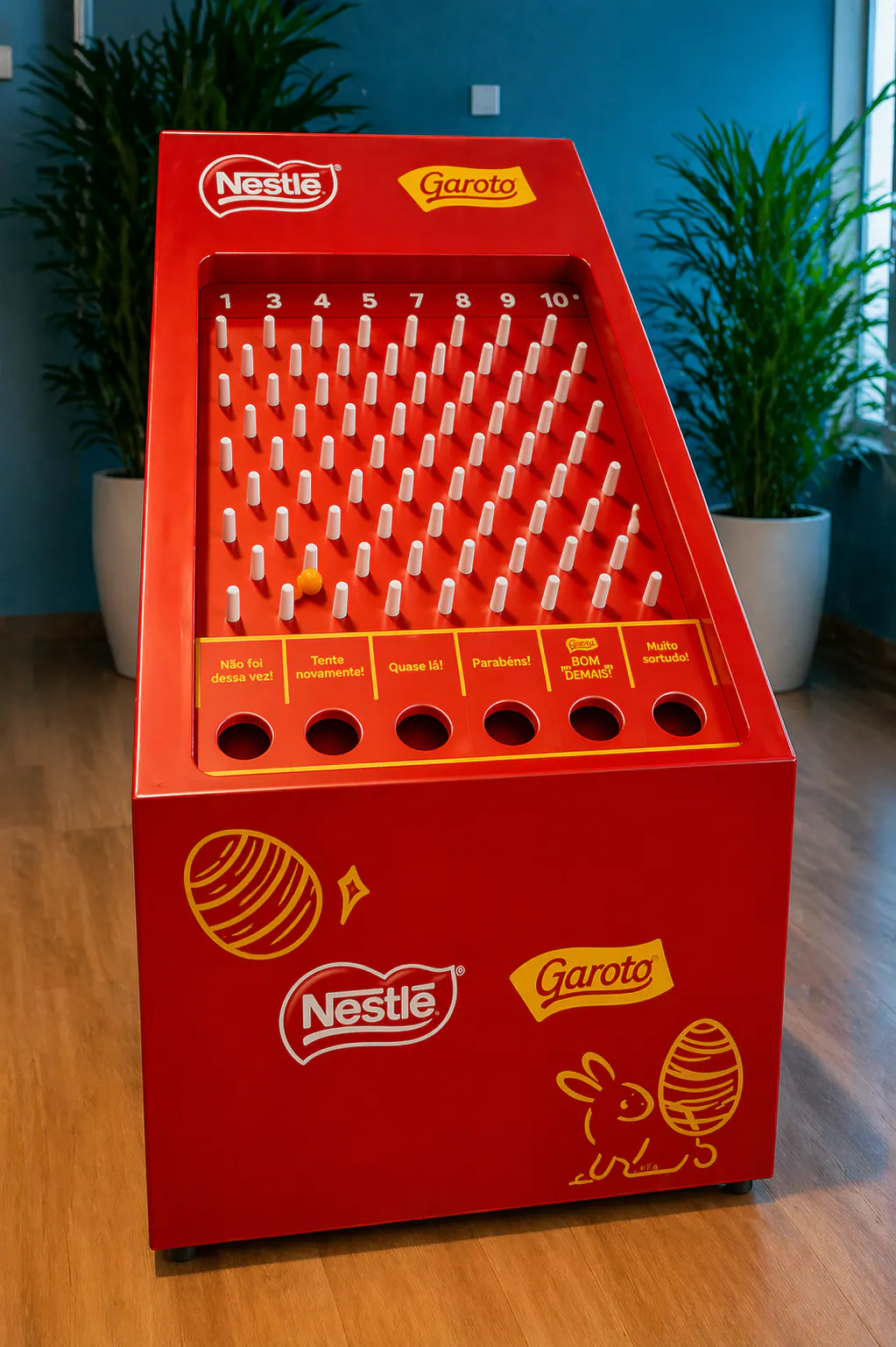 The Wall Plinko para distribuição de prêmios em eventos