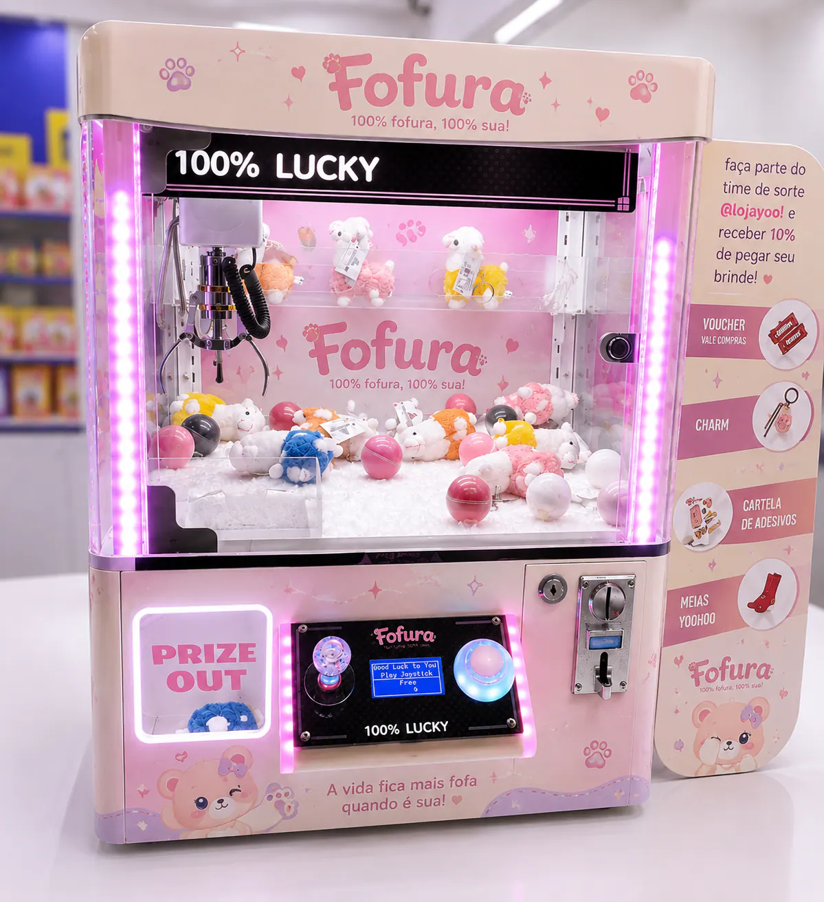 Mini Máquina de Garra em projeto personalizado - foto 3