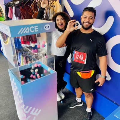 Cabine de Vento Personalizada com Bolinhas