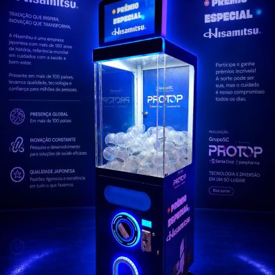 Maquina Gashapon Ativação de Marca